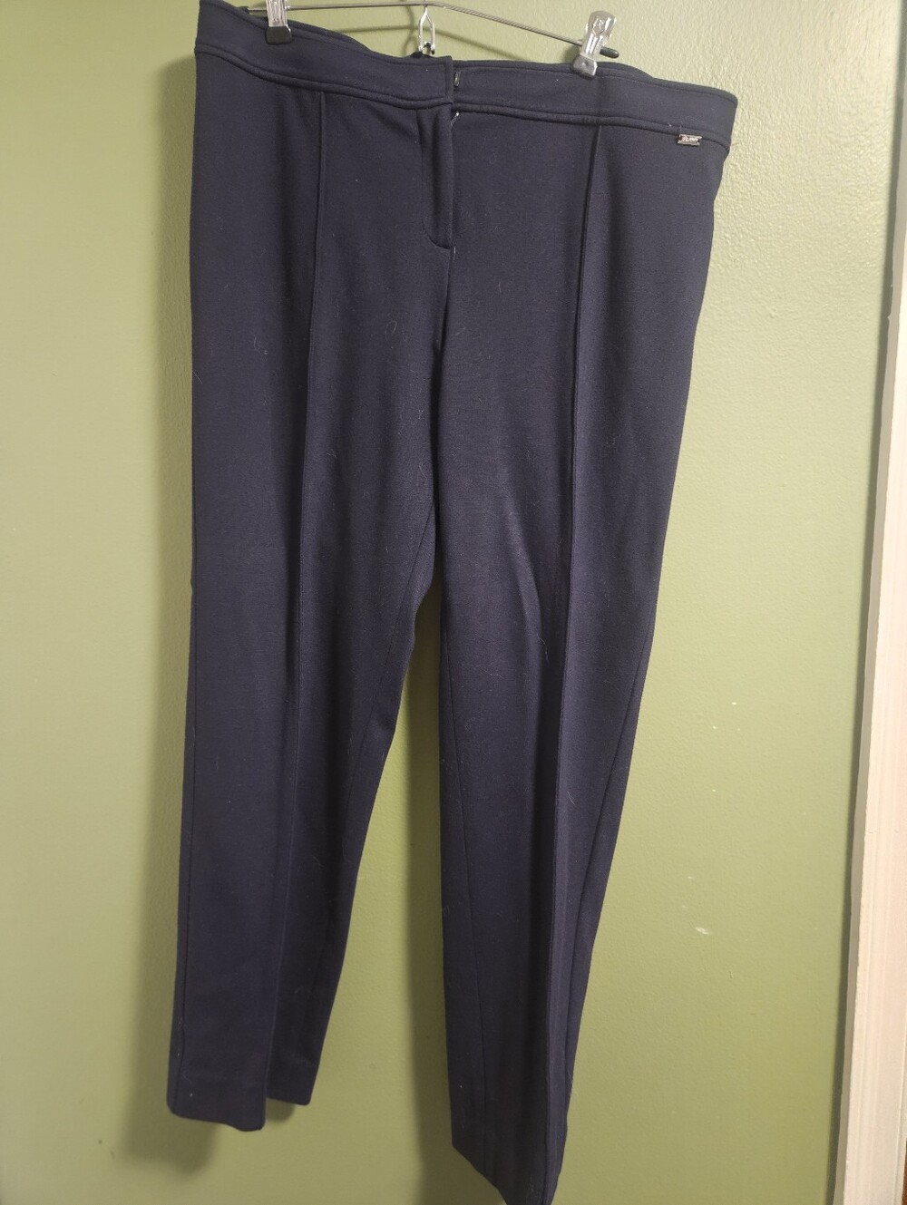 NWOT St John Sport Navy Stretch Dress Pants - Classic Fit